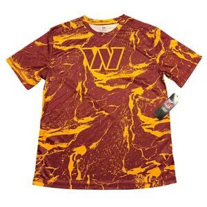 NWT NFL Washington Commanders, Marble Performance T-Shirt, Youth XL 18/20